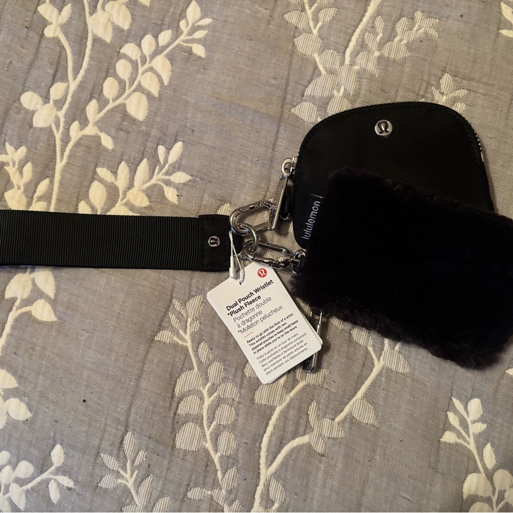 lululemon athletica Black Clutch Wristlet
